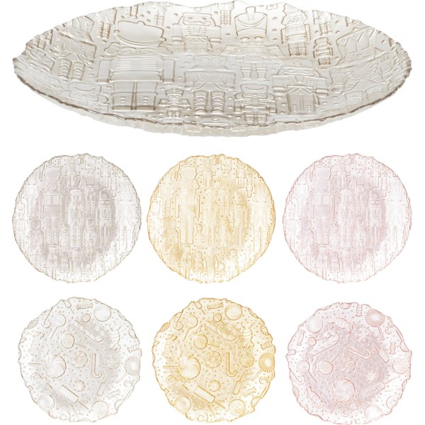 Talerz deserowy Mondex 6 RODZAJI (21 cm)