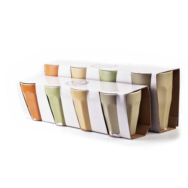 Kubek porcelanowy Mondex 330ML (ceglasty)