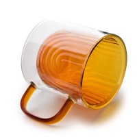 Кружка PETER HONEY 320 мл 9x13x9 см з подвійними стінками