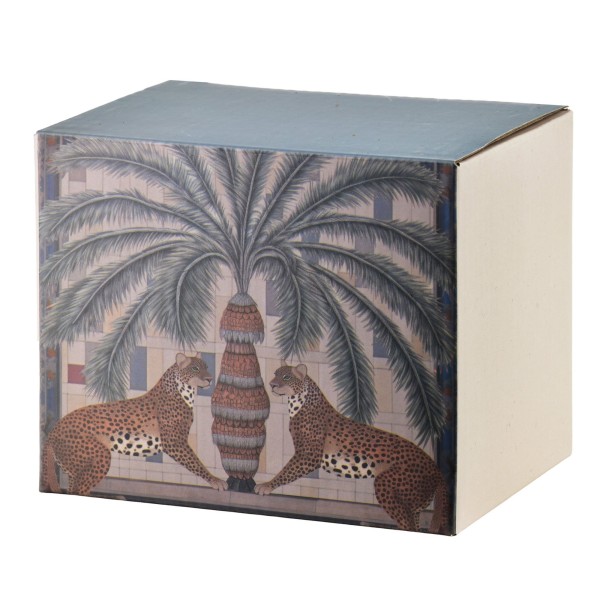 ISAAC Kubek 380ml 9x13x9cm palma pantery