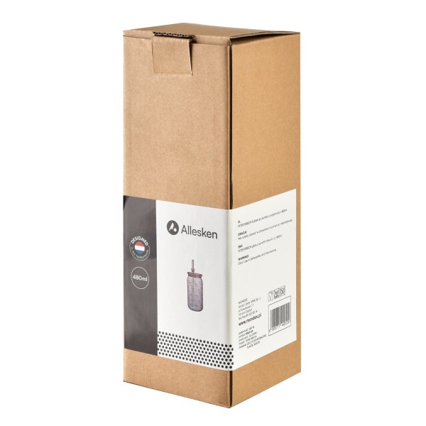 Kubek ze słomką Allesken PETER RIBBON (480 ml)