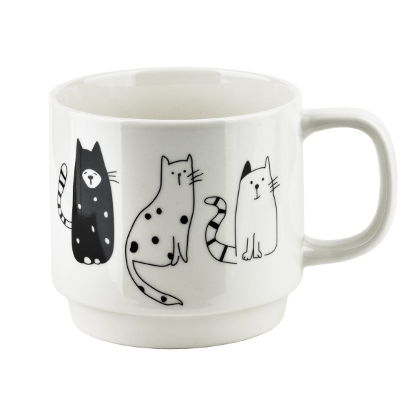 Набір з 4 чашок на підставці COTTELLO 370 мл