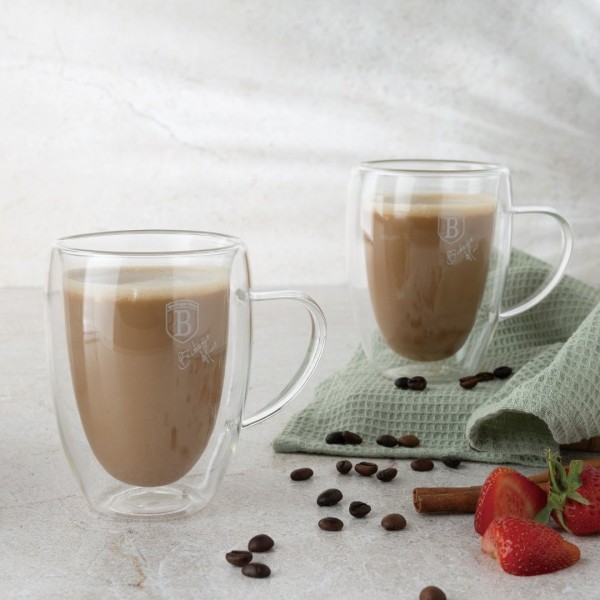 Подвійні скляні кухлі 2 шт. 300 мл BerlingerHaus BH-8768