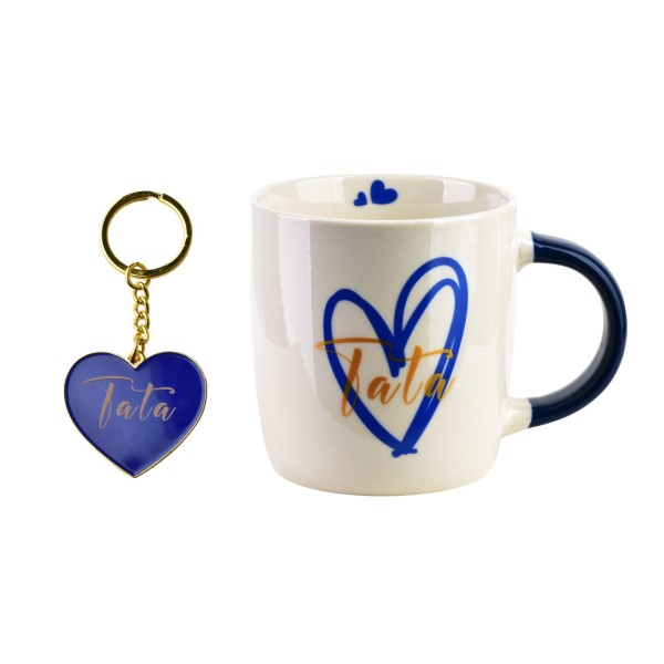 Kubek z brelokiem Mondex TATA (350 ml)